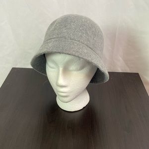 August Hat Simple Gray Cloche Hat